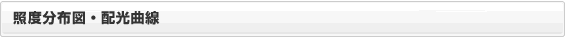 照度分布図・配光曲線